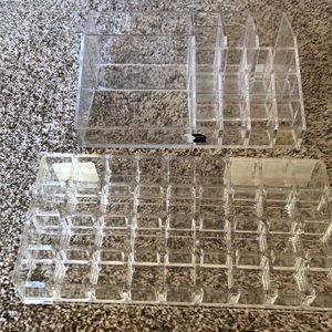 Acrylic makeup holders